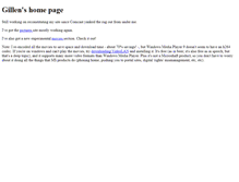 Tablet Screenshot of mattgillen.net